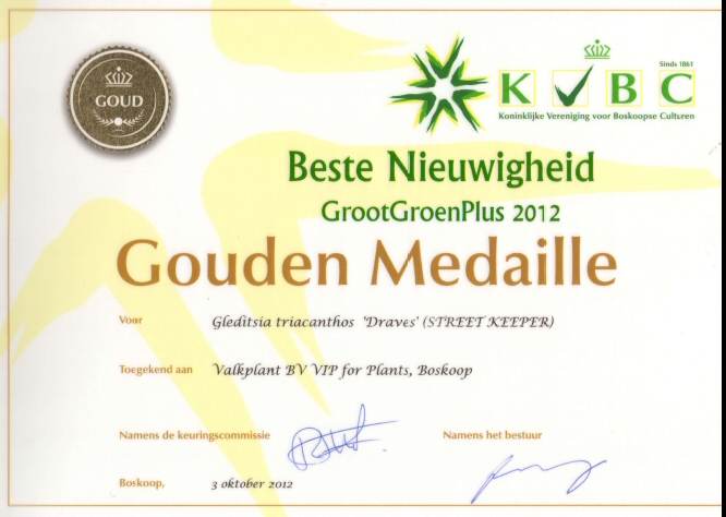 GrootGroenPlus certificate